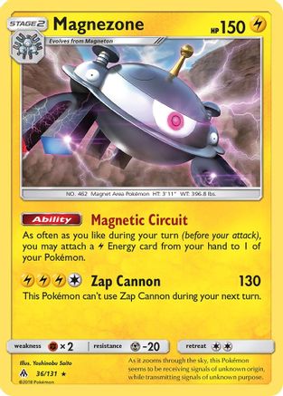 Magnezone  - Holofoil SM  Forbidden Light - Holo Rare