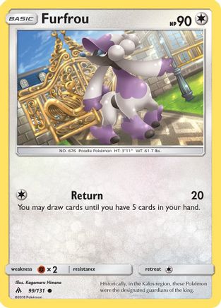 Furfrou  SM  Forbidden Light - Common