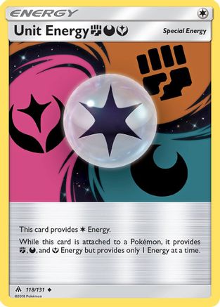 Unit Energy FDY 118  - Reverse Holofoil SM  Forbidden Light - Uncommon