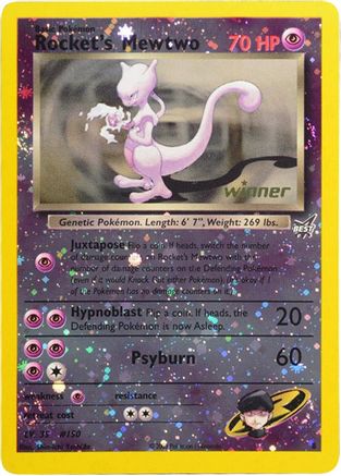 Rocket's Mewtwo - 8 [Winner]  - Reverse Holofoil Best of Promos - Promo