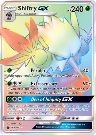 Shiftry GX (Secret)  - Holofoil SM  Celestial Storm - Secret Rare