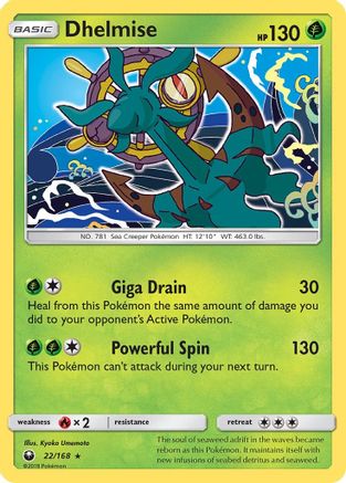 Dhelmise  SM  Celestial Storm - Rare