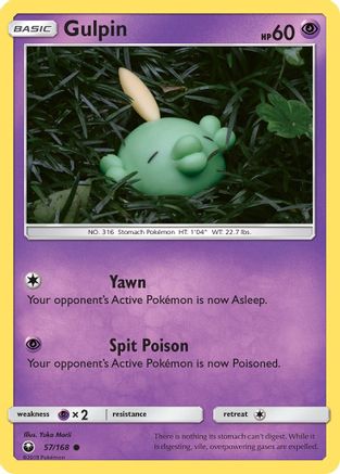 Gulpin 057  SM  Celestial Storm - Common