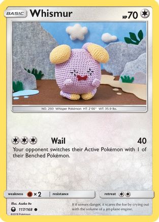 Whismur (117) (117) 117  - Reverse Holofoil SM  Celestial Storm - Common