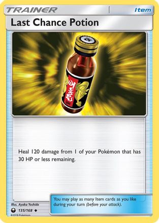 Last Chance Potion 135/168  SM  Celestial Storm - Uncommon