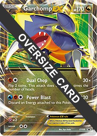 Garchomp EX - XY09 (XY Black Star Promo)  - Holofoil Jumbo Cards - Promo