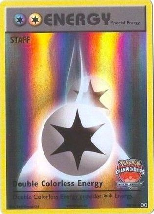 Double Colorless Energy - 90/108 (North America Championships) [Staff]/108  - Reverse Holofoil League & Championship Cards - Promo