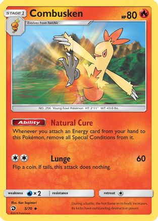 Combusken  Dragon Majesty - Uncommon