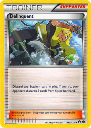 Delinquent - 98a/122/122  Alternate Art Promos - Promo