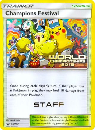 Champions Festival - SM148 (World Championships 2018) [Staff]  SM Promos - Promo