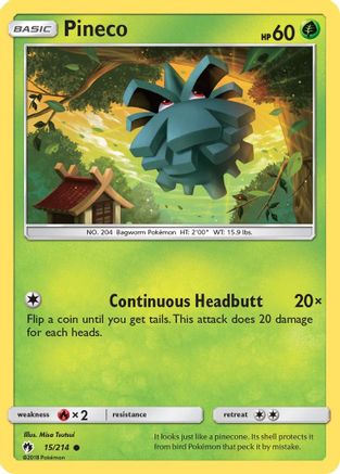 Pineco  SM  Lost Thunder - Common