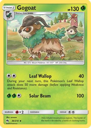 Gogoat  SM  Lost Thunder - Uncommon