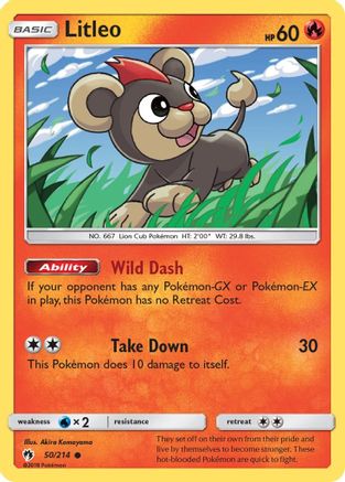 Litleo/214  SM  Lost Thunder - Common