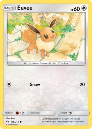 Eevee 155  SM  Lost Thunder - Common