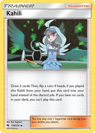 Kahili 179  - Reverse Holofoil SM  Lost Thunder - Uncommon