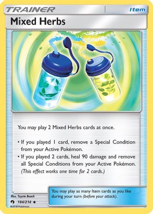 Mixed Herbs 184  SM  Lost Thunder - Uncommon