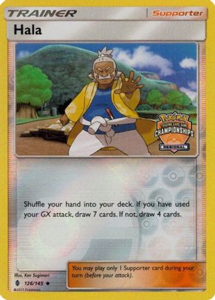 Hala - 126/145 (Regional Championships)/145  - Reverse Holofoil League & Championship Cards - Promo
