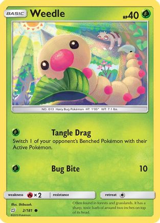 Weedle (2) (2) 002  SM  Team Up - Common