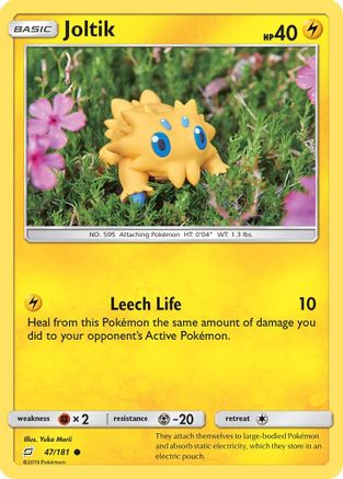 Joltik 047  - Reverse Holofoil SM  Team Up - Common