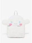 LOUNGEFLY SANRIO CINNAMOROLL FUZZY MINI BACKPACK