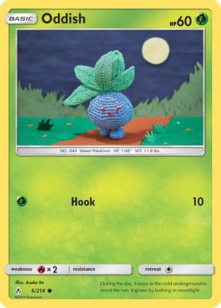 Oddish (6) (6) 006  SM  Unbroken Bonds - Common