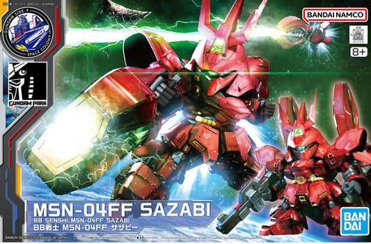 Gunpla - Premium Bandai BB Senshi MSN-04FF SAZABI Gundam Base Side-F Limited Model Kit JP