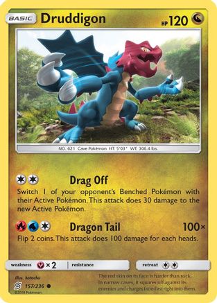 Druddigon 157/236  SM  Unified Minds - Common