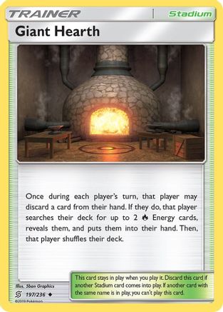 Giant Hearth 197  SM  Unified Minds - Uncommon