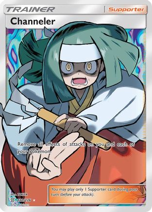 Channeler (Full Art)  - Holofoil SM  Unified Minds - Ultra Rare