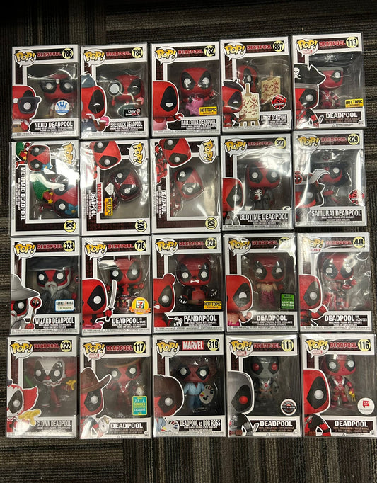 Funko Pop! Deadpool Lot **WEB ONLY**