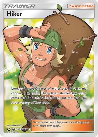 Hiker  - Holofoil Hidden Fates Shiny Vault - Shiny Holo Rare