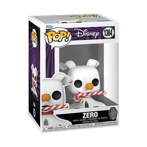 Funko Pop! Disney The Nightmare Before Christmas 30th Anniversary Zero With Candy Cane #1384
