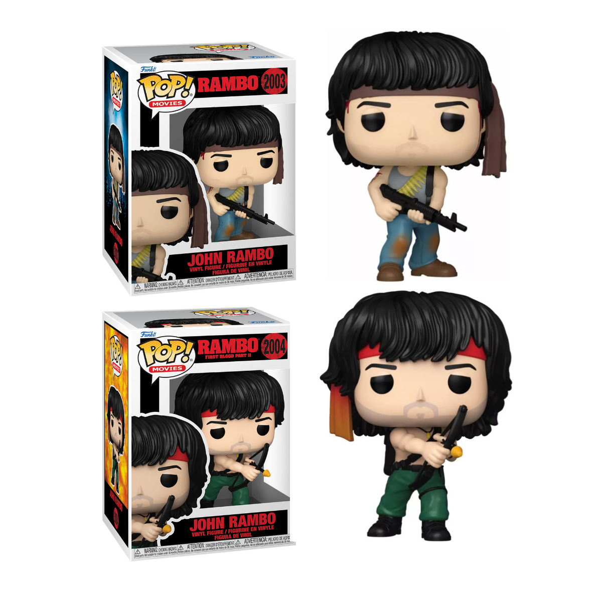 Funko Pop! Movies: Rambo - John Rambo / John Rambo with Bow