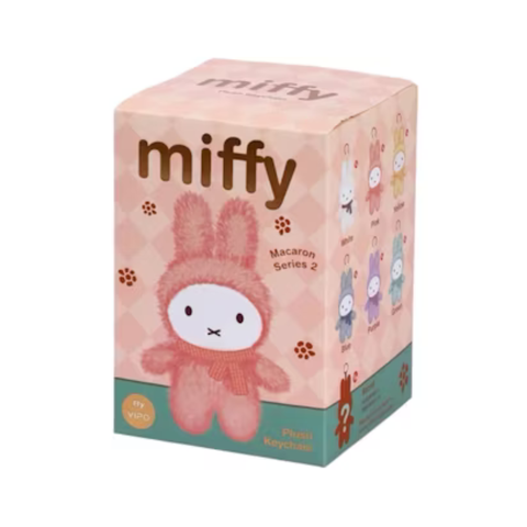 VIPO - Miffy Macaron Series 2 Plush Keychain Blind Box