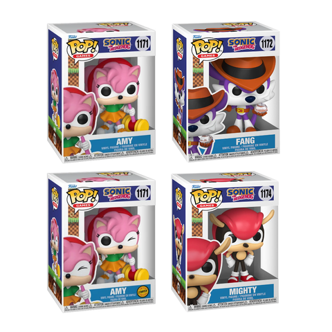 Funko Pop! Games: Sonic The Hedgehog - Amy / Fang / Mighty *PREORDER*