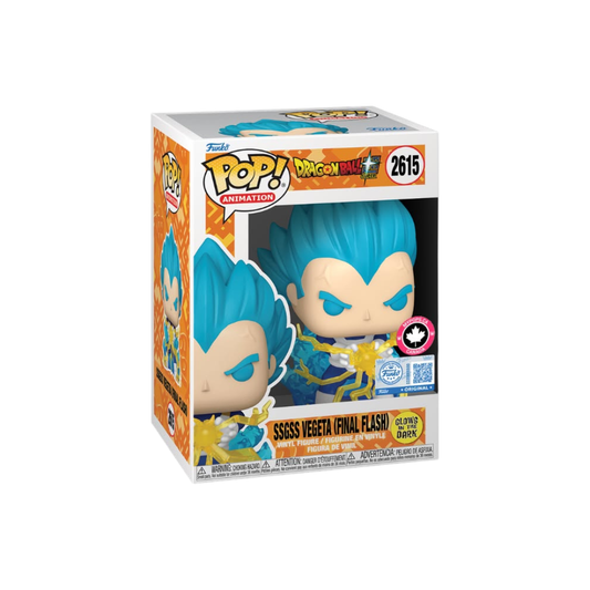 Funko Pop! Anime: Dragon Ball Super - SSGSS Vegeta (Final Flash) #2615 [MyPops Canada Exclusive] *PREORDER*
