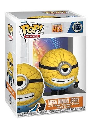Funko Pop! Movies: Despicable Me 4 - Mega Minion Jerry / Mega Minion Dave / Mega Minion Tim / Mega Minion Mel / Mega Minion Gus