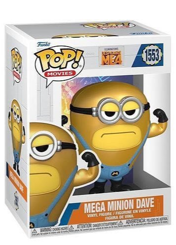 Funko Pop! Movies: Despicable Me 4 - Mega Minion Jerry / Mega Minion Dave / Mega Minion Tim / Mega Minion Mel / Mega Minion Gus
