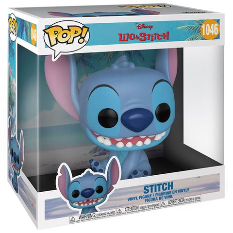 Funko Pop! Jumbo: 10-INCH Lilo & Stitch - Stitch sitted #1046