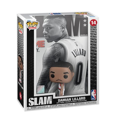 Funko Pop! Sports NBA - SLAM COVER with CASE DAMIAN LILLARD #14