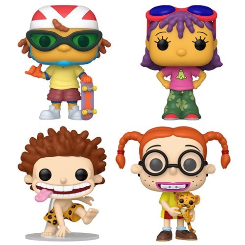 Nickelodeon Rewind Funko Pop! Rocket Power Otto #1530 - Reggie #1531 - Donnie Thornberry #1527 - Eliza Thornberry #1528