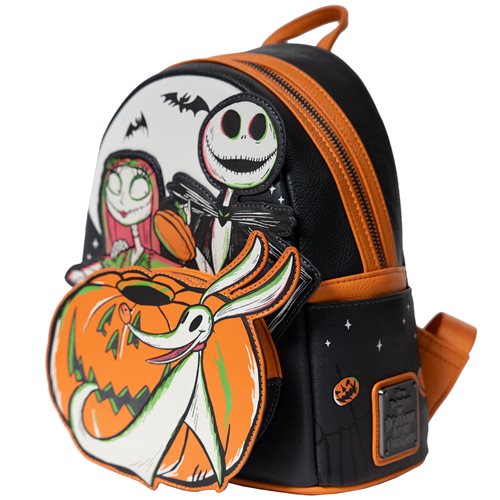 *EE EXCLUSIVE* LOUNGEFLY The Nightmare Before Christmas Disney 100 Glow-in-the-Dark Mini-Backpack