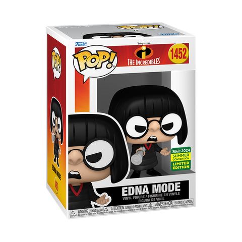 Funko Pop! The Incredibles - Edna Mode #1452 [2024 SDCC / Shared Convention Exclusive] *PREORDER*
