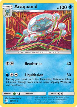 Araquanid 065  SM  Cosmic Eclipse - Uncommon