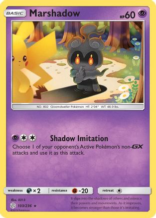 Marshadow 103  SM  Cosmic Eclipse - Rare