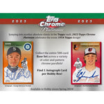 2023 TOPPS CHROME PLATINUM ANNIVERSARY BASEBALL HOBBY BOX- PRE SALE 5/22/24