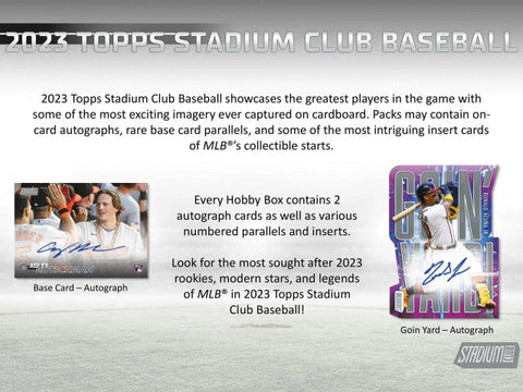 2023 Topps Stadium Club Baseball Hobby Compact BOX PREORDER OCT 18, 2023