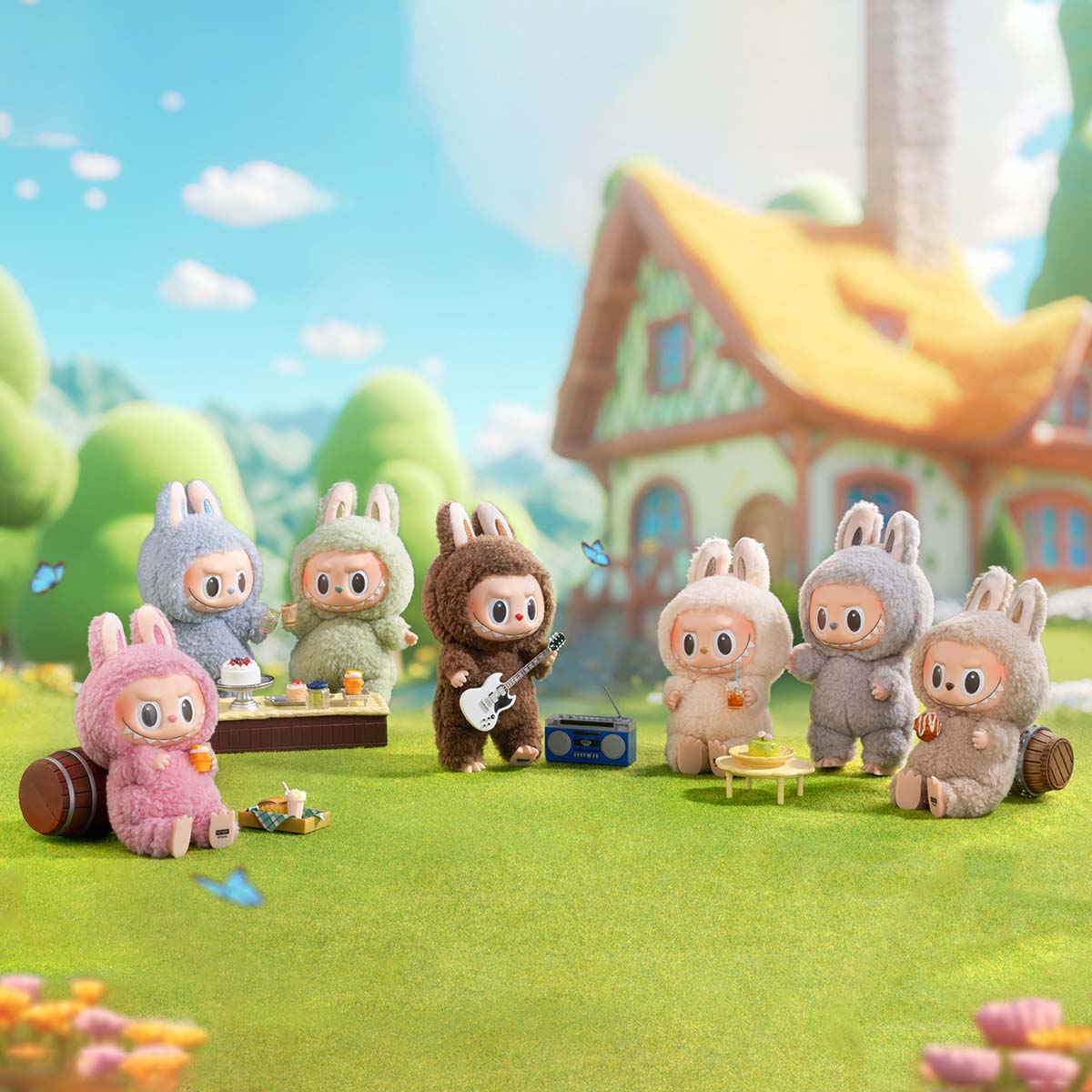 PopMart: The Monsters (Labubu) - Exciting Macaron Vinyl Face Blind