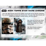 2024 TOPPS CHROME STAR WARS hobby box NEW *PREORDER AUG 9, 2024*