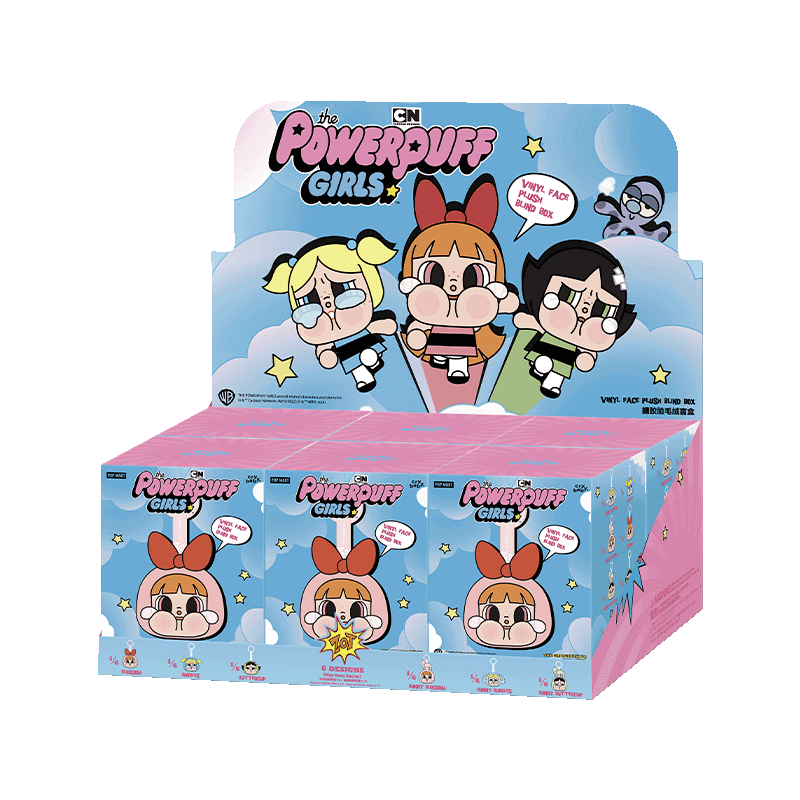 Popmart: Crybaby x Powerpuff Girls - Vinyl Face Plush Blind Box